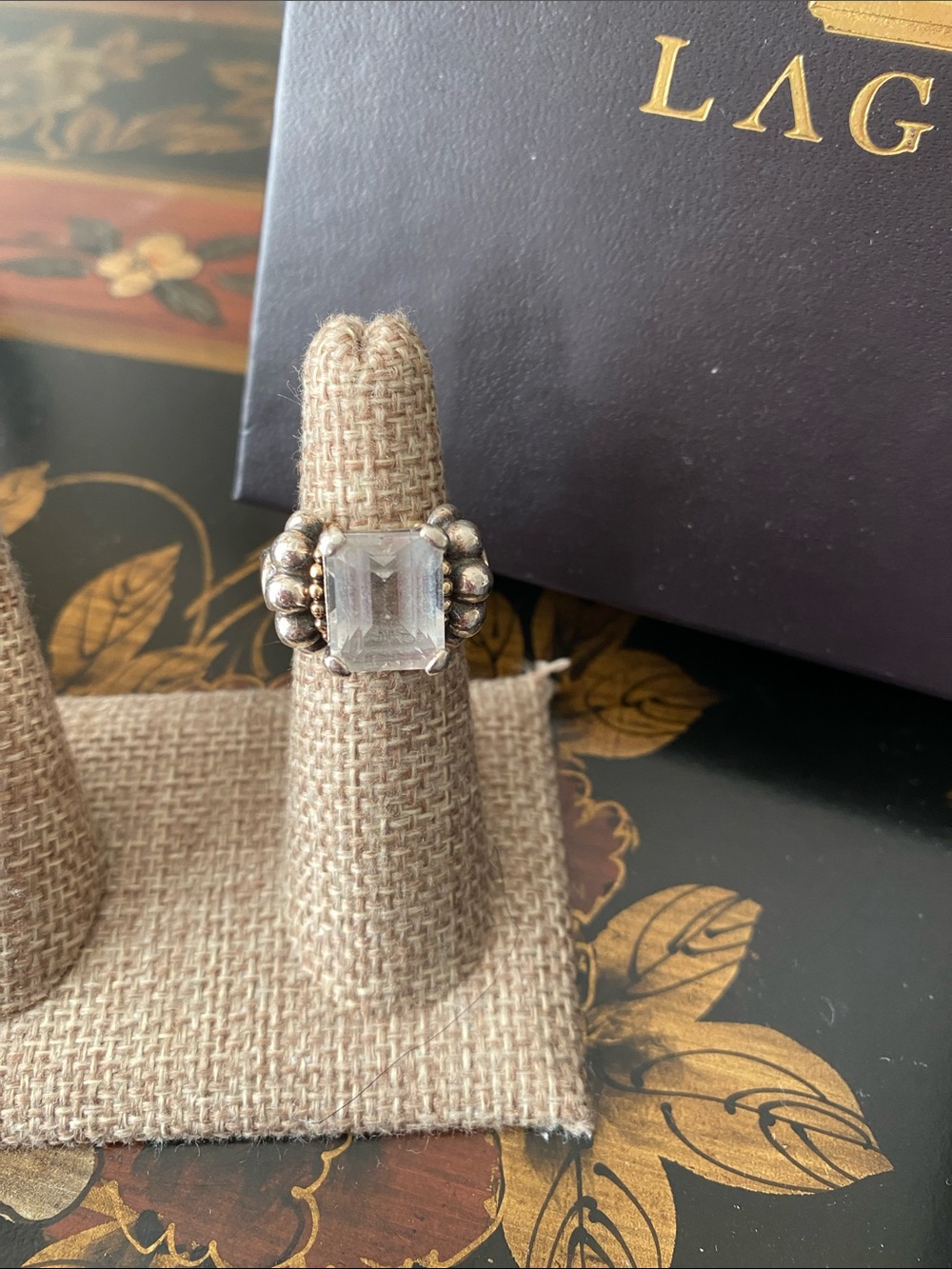 LAGOS Caviar Glacier Topaz Ring (8)